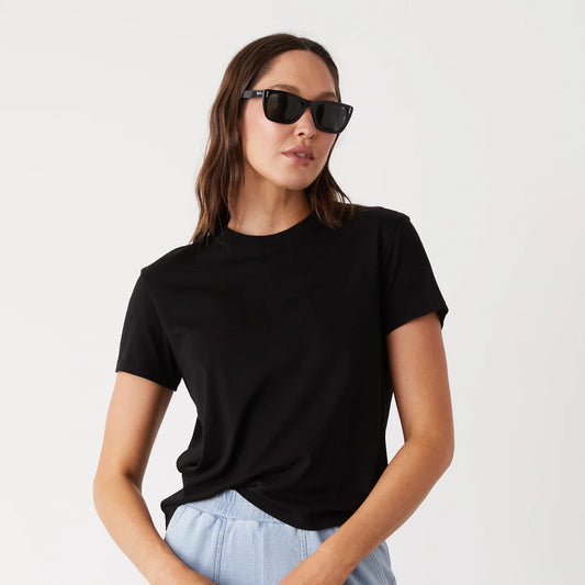 Basic Crew Neck Tee - Black