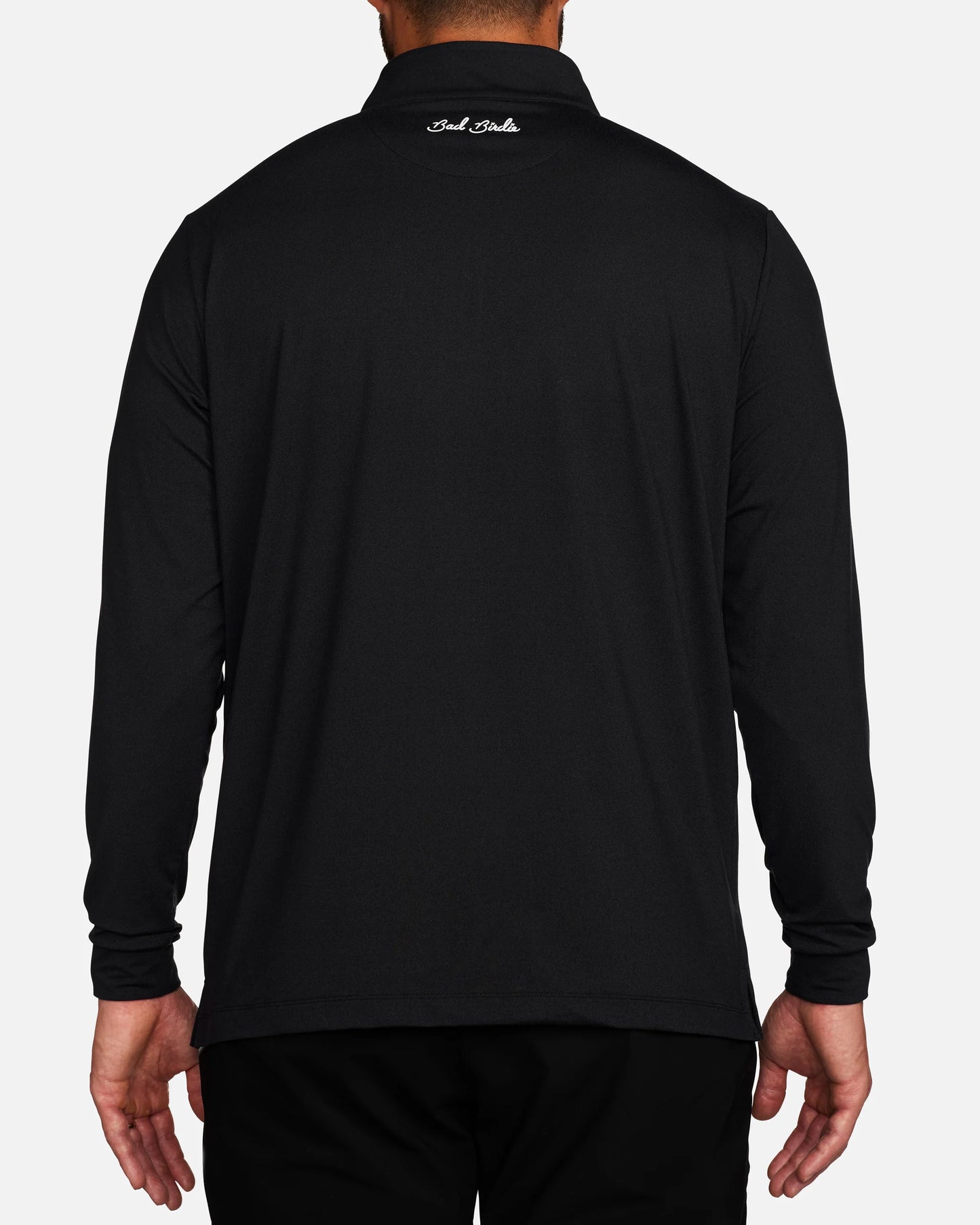 Quarter Zip Pullover - Black