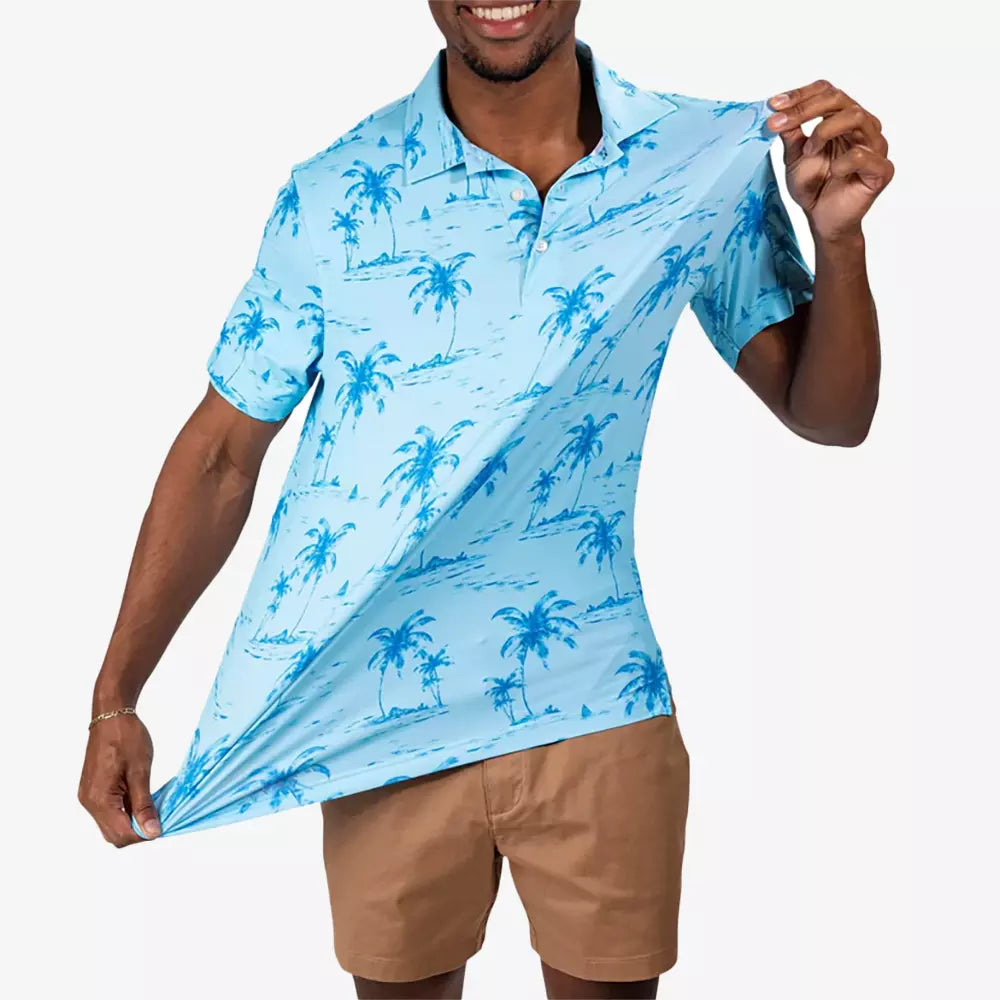 The Stay Palm Performance Polo