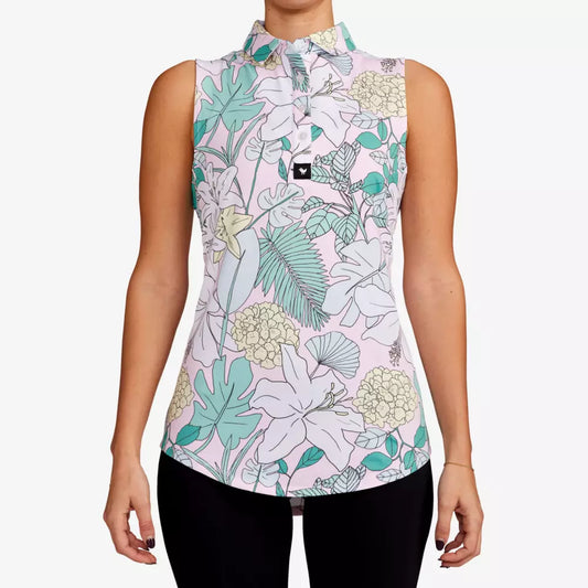 The Gardens Sleeveless Polo