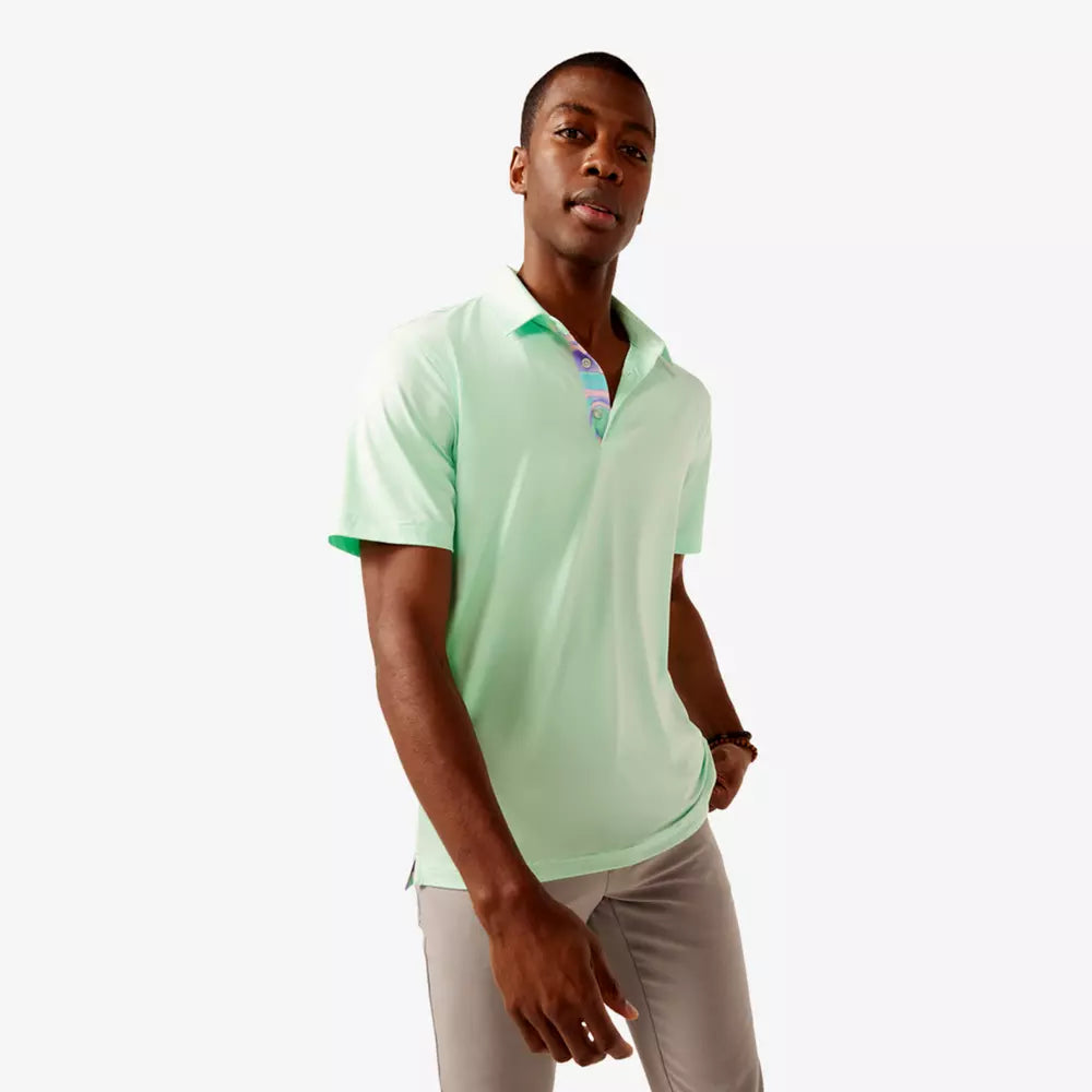 The Teal Mint Performance Polo 2.0