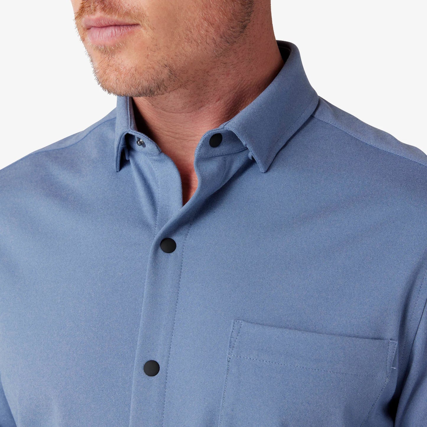 Nolan Dress Shirt - Coastal Fjord Heather