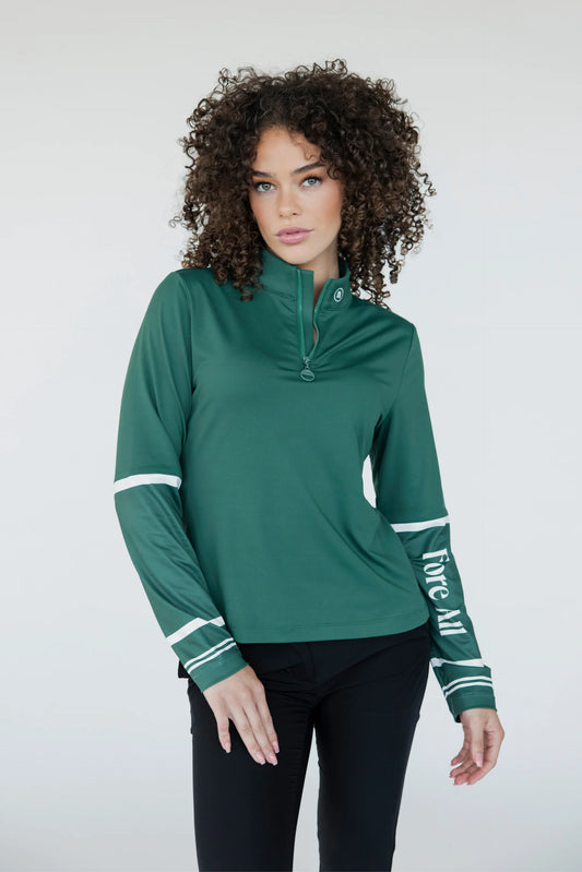 Micky Quarter Zip - Green