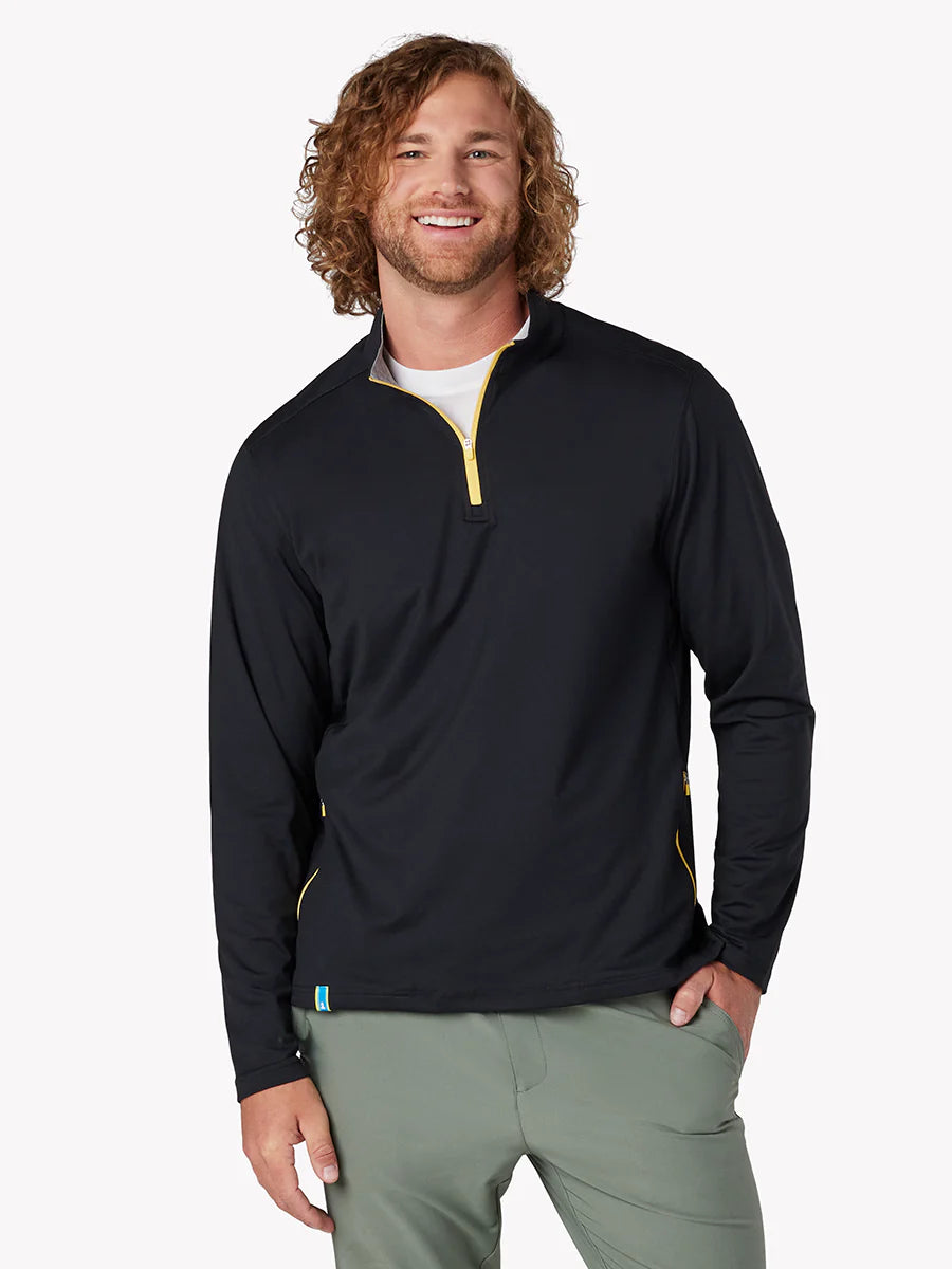 Quarter Zip Pullover - The Obsidian