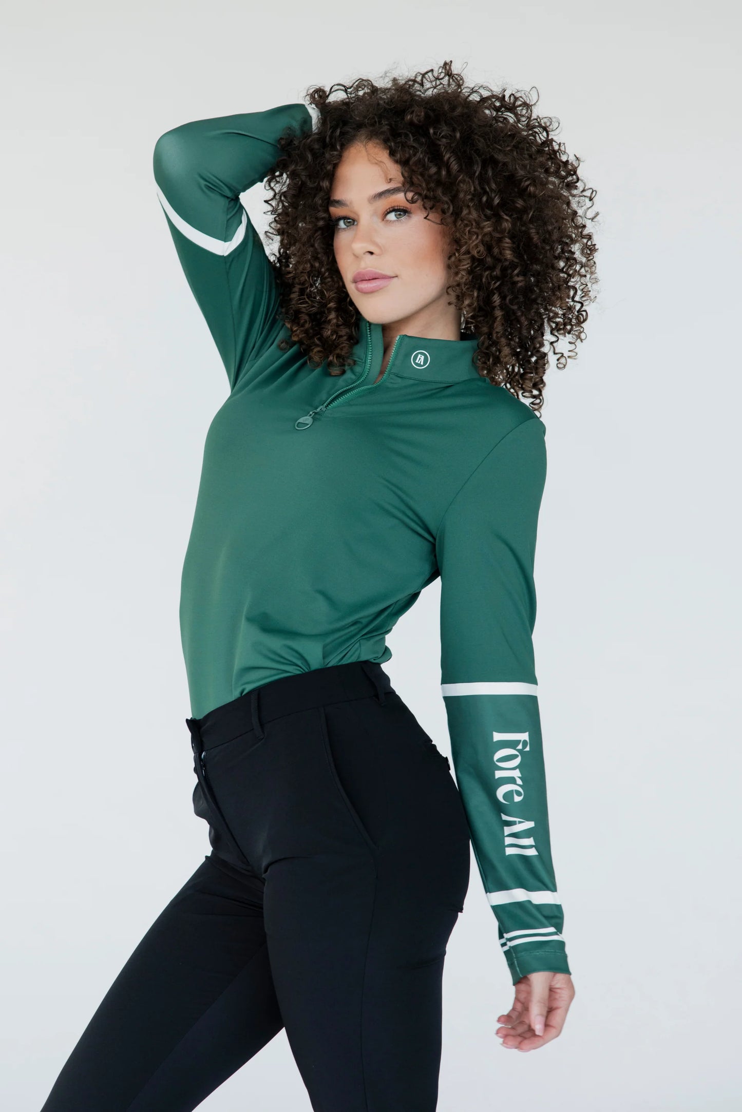 Micky Quarter Zip - Green