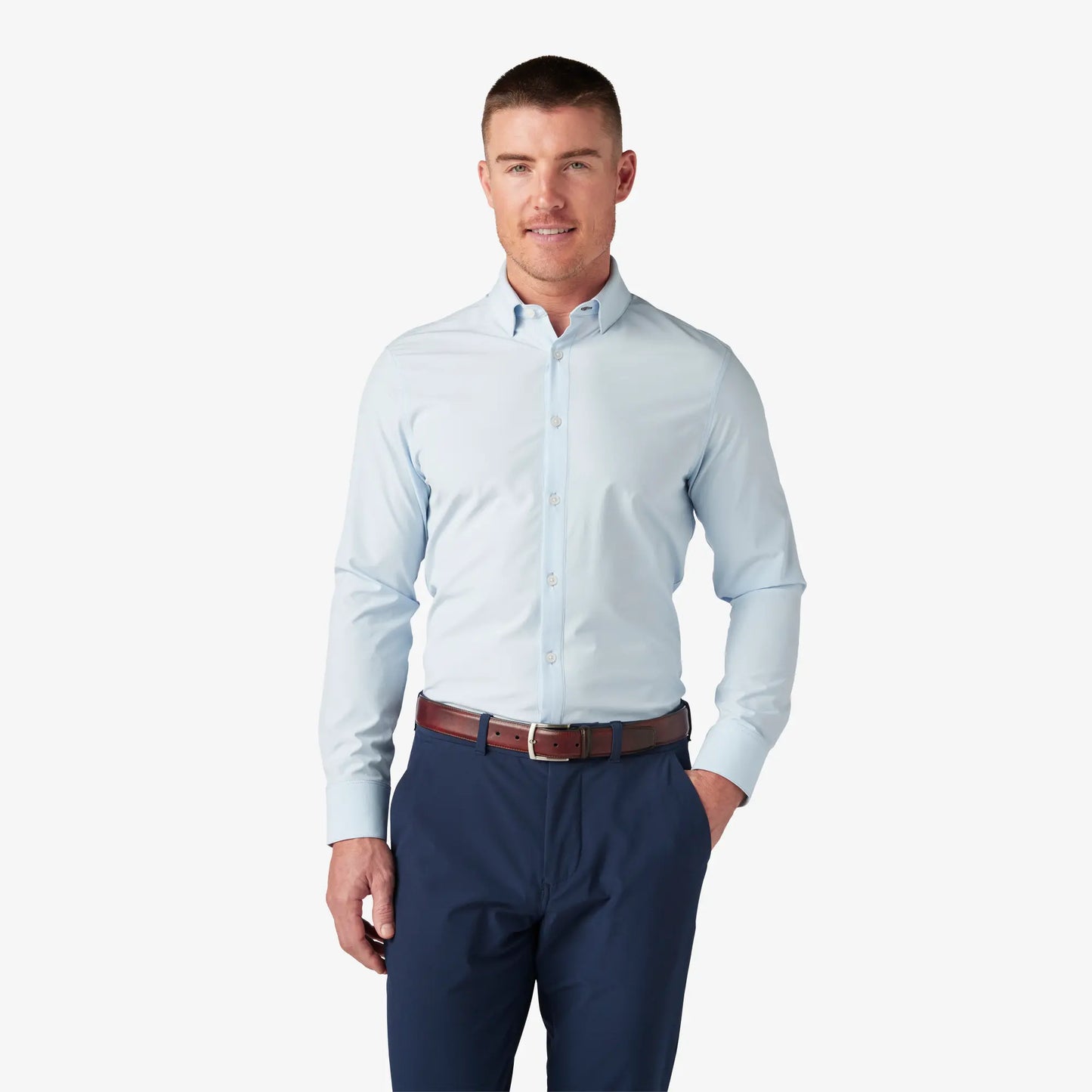 Leeward Dress Shirt - Light Blue