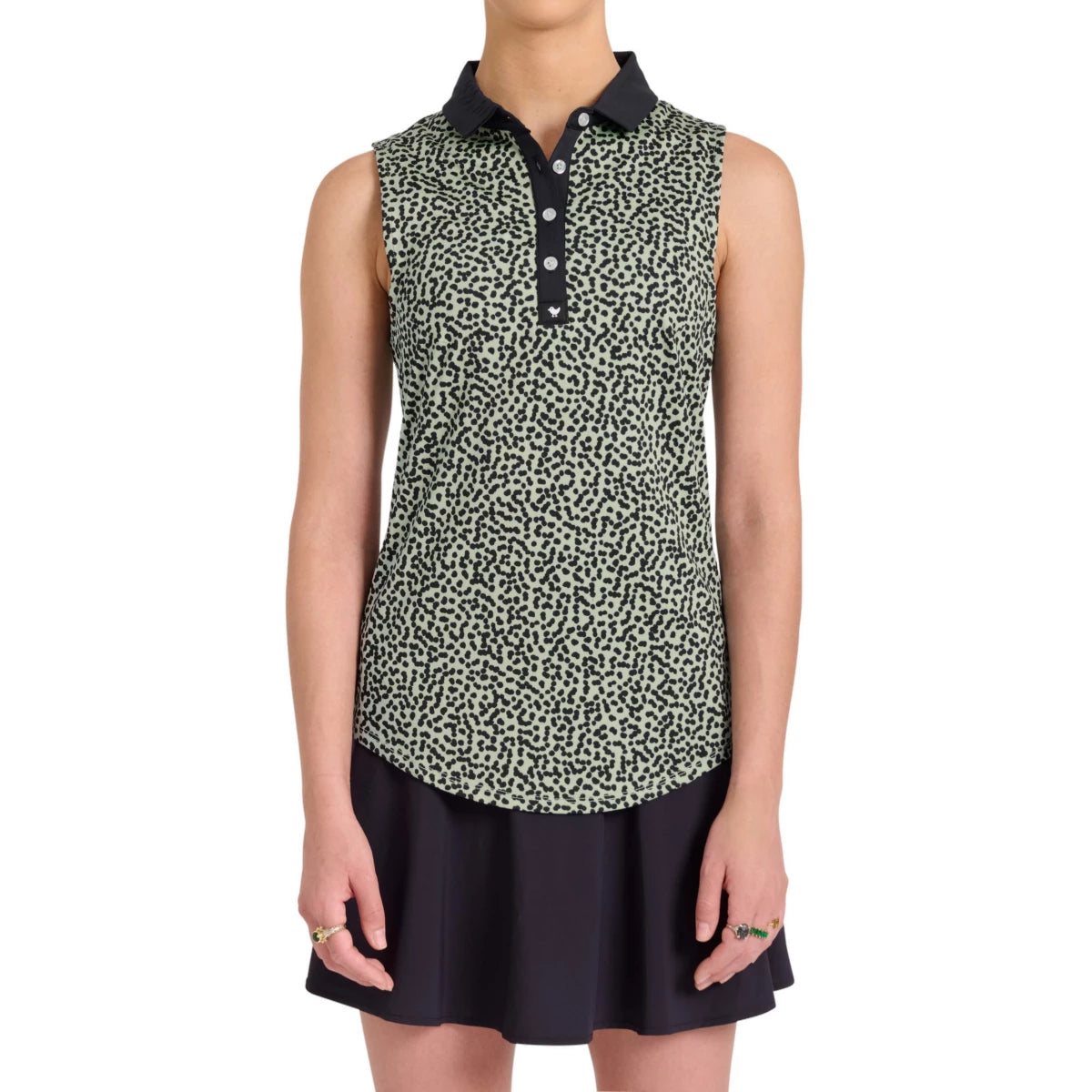 Mint Chip Sleeveless Polo