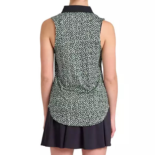 Mint Chip Sleeveless Polo