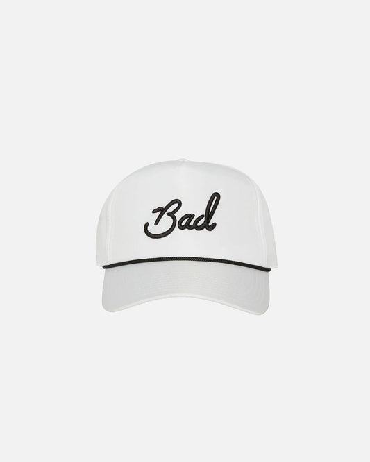 "Bad" Rope Hat - White