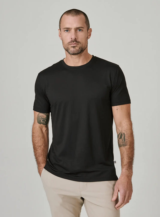 Core Crew Neck Tee - Black