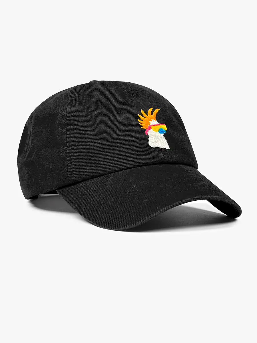 Cockatoo Dad Hat - Black