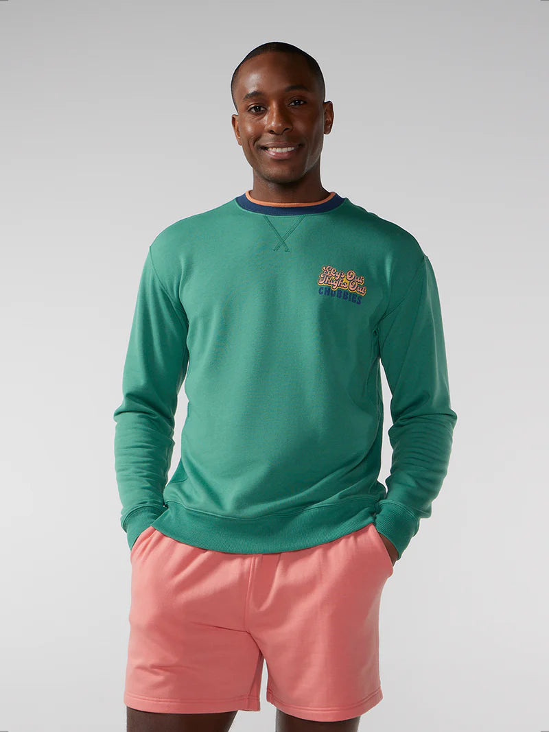 The Dazed and Camp-Fuzed Soft Terry Crewneck