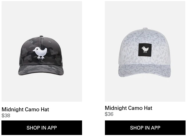Bad Birdie Laser Mesh Midnight Camo Hat