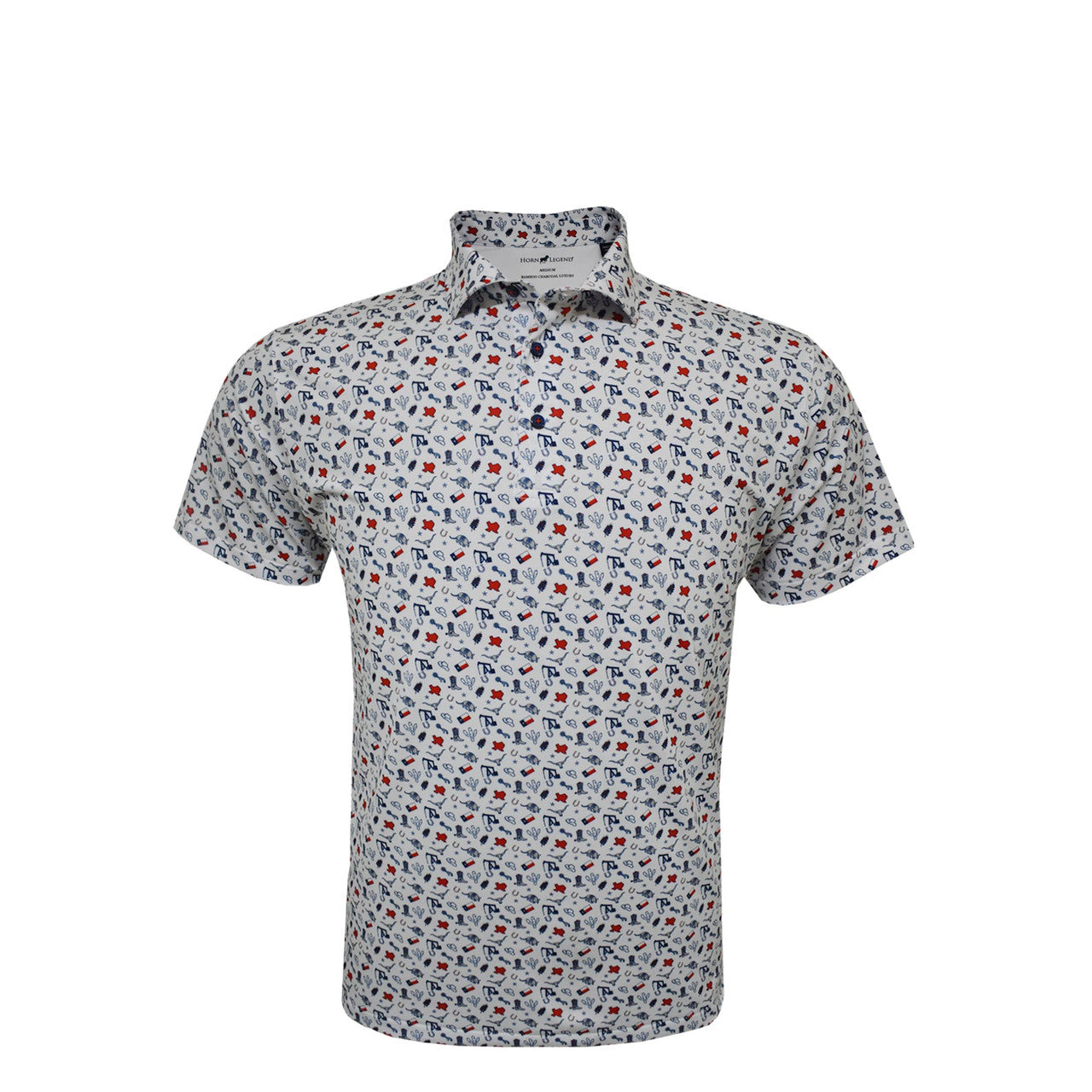 Texas Inspired Print Polo