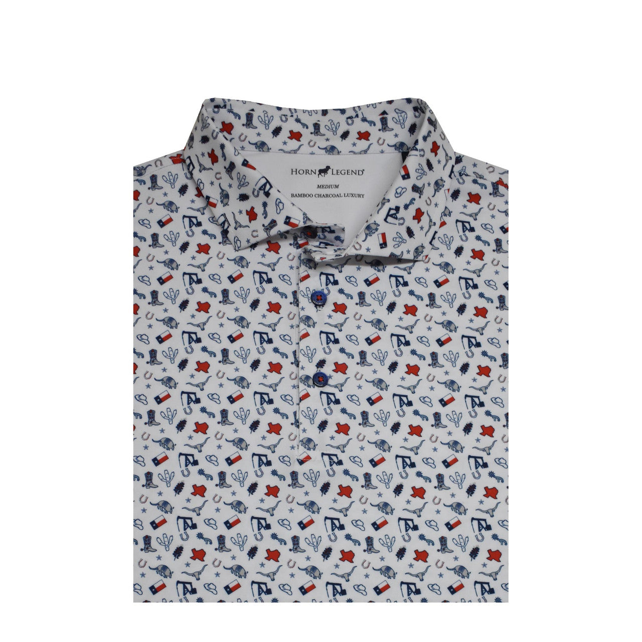 Texas Inspired Print Polo