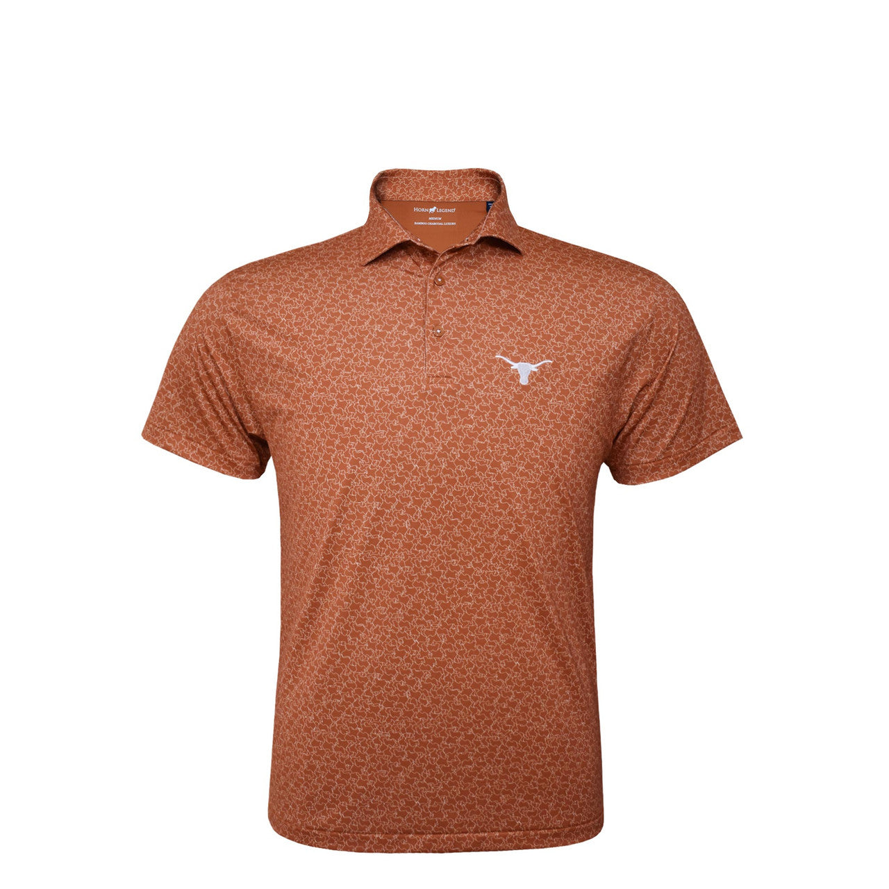 Texas Longhorns State Inspired Jigsaw Polo