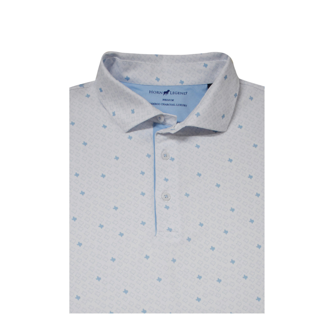 Texas Micro State Print Polo