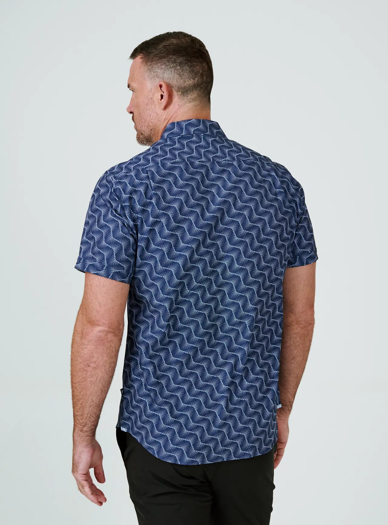 Gold Coast Short Sleeve Shirt - Navy