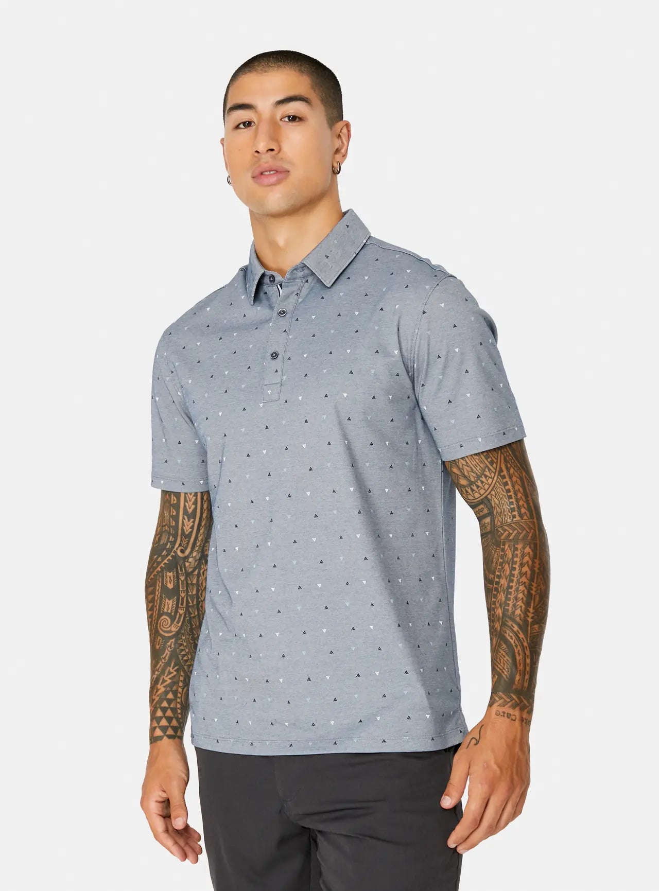 Spence Pima Polo - Slate