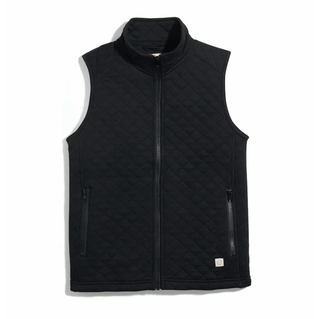 Corbet Full Zip Vest - Black