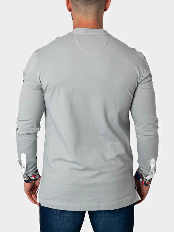 V-Neck Edison Solid Mirage - Grey