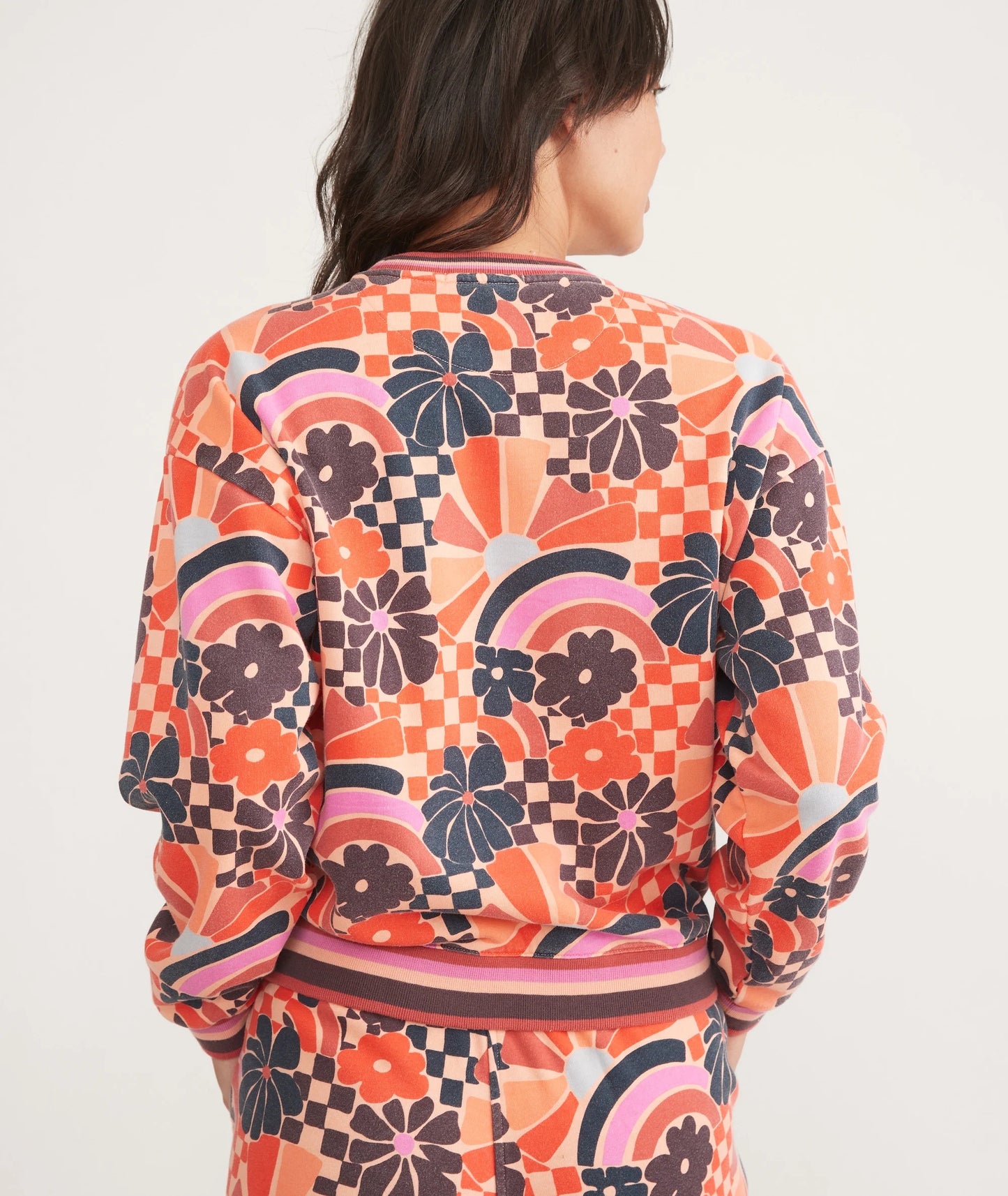 Anytime Sweatshirt - Groovy Floral