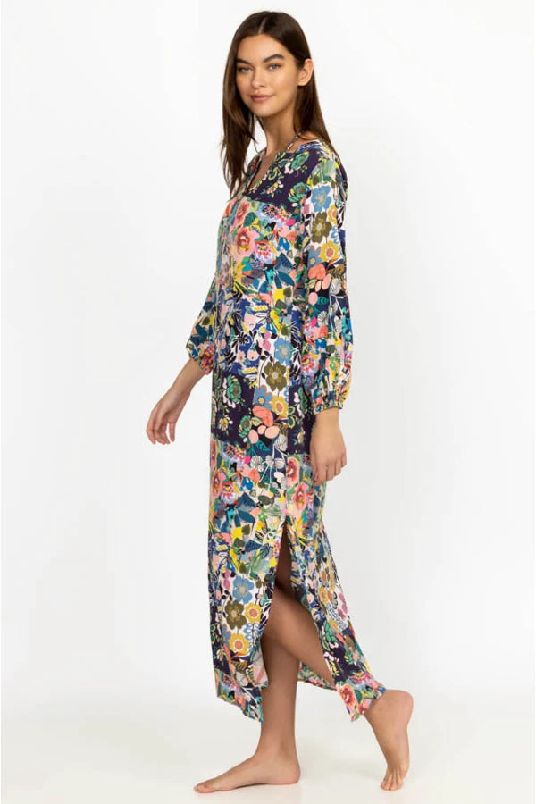Layla Puff Sleeve Maxi Cover-Up