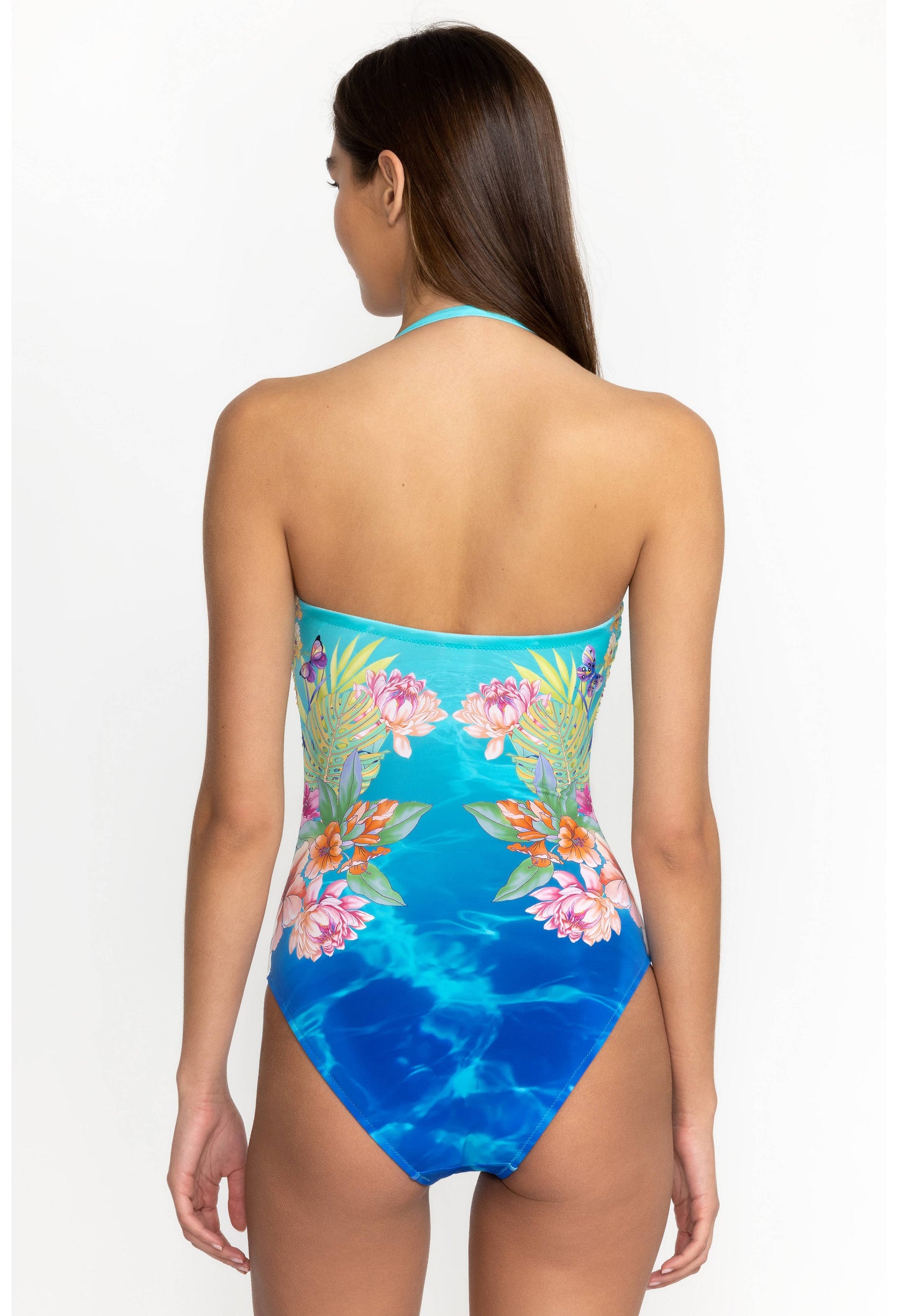 Tie Dye Ruched One Piece