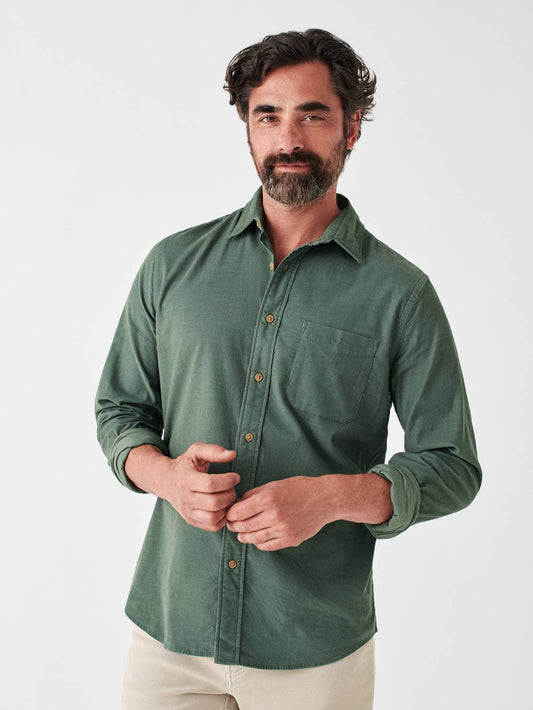 Stretch Corduroy Shirt - Laurel Wreath