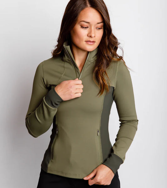 Coeur 1/4 Zip Pullover - Army Green