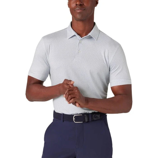 Versa Polo - White Triangle Geo