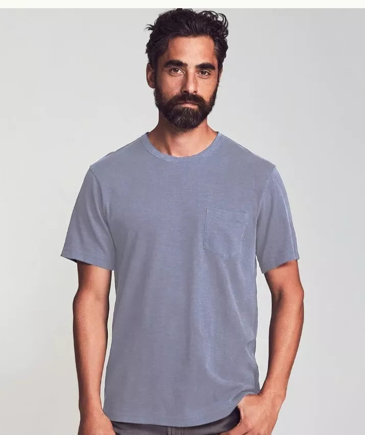 Sunwashed Pocket Tee - Storm Blue