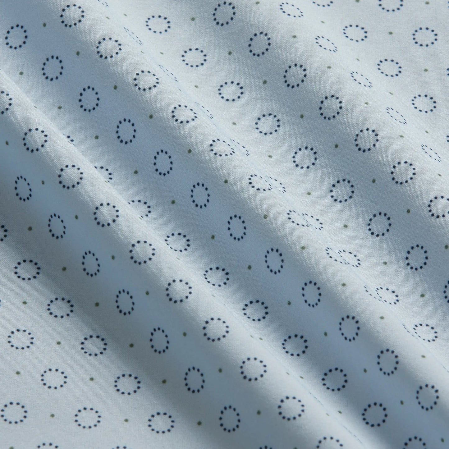 Leeward Dress Shirt - Sky Circle Dot