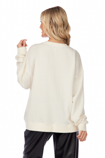 Holiday Sparkle Sweatshirt - White