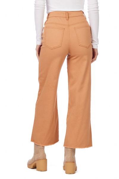 Crawford Wide Leg Jeans - Orange