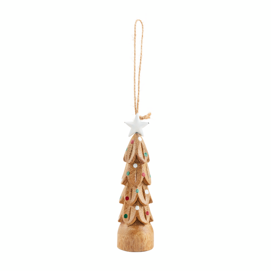 Tree Carved Peg Ornament