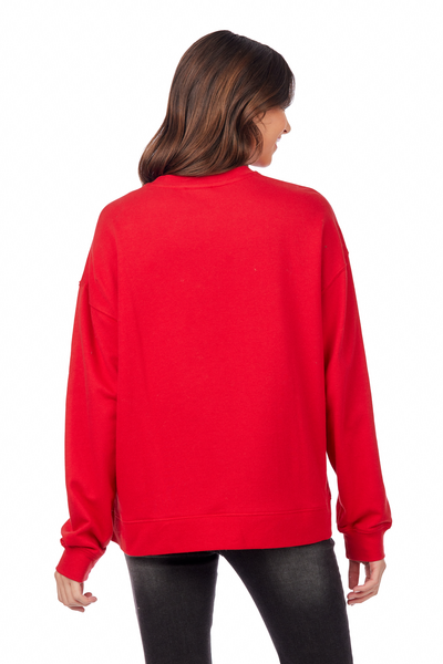 Holiday Sparkle Sweatshirt - Red