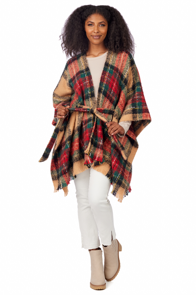 Brinley Belted Poncho