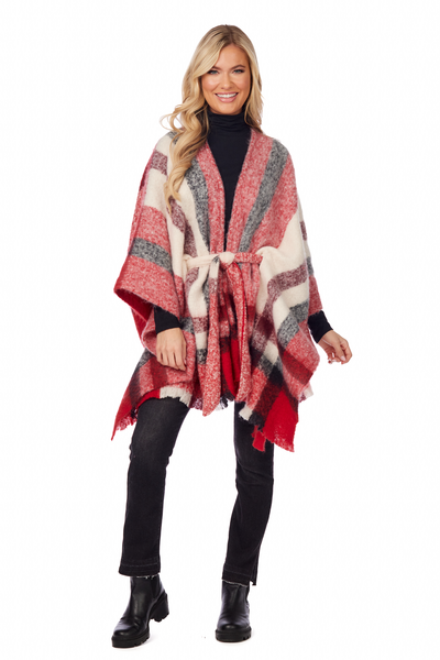 Brinley Belted Poncho