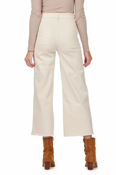 Crawford Wide Leg Jeans - Tan