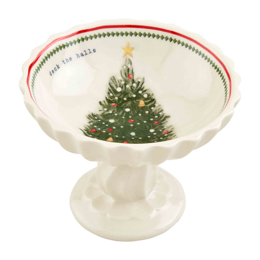 Tree Vintage Christmas Candy Dish