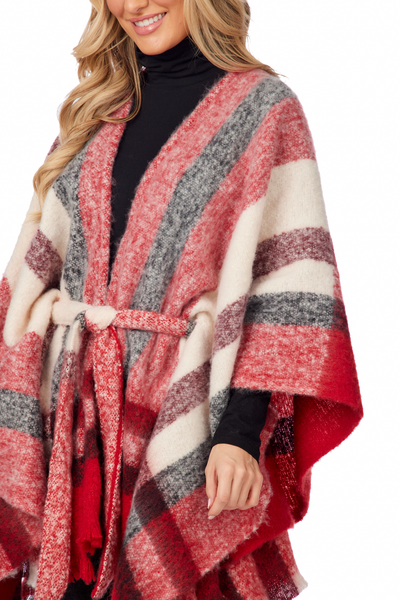 Brinley Belted Poncho