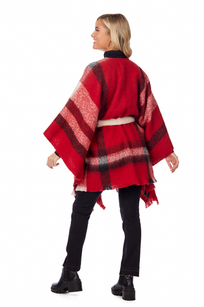 Brinley Belted Poncho